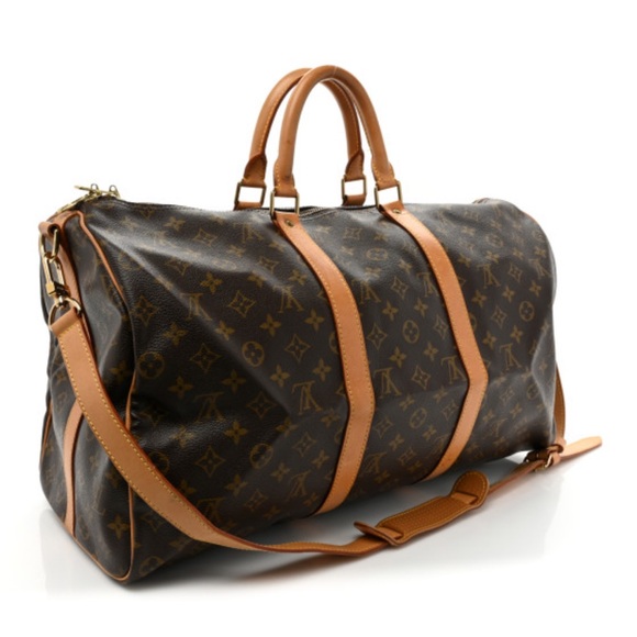 💎✨Authentic✨💎 Louis Vuitton Monogram Keep All 50 Travel Bag - Picture 1 of 11